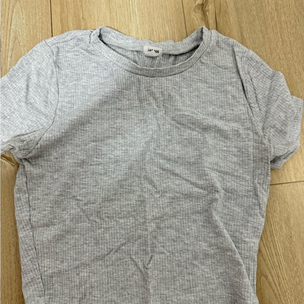 Garage Grey Crop Top